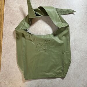 Bandage Boy by OFFgod Leather  Tie Bag. Forest Color. Japanese.